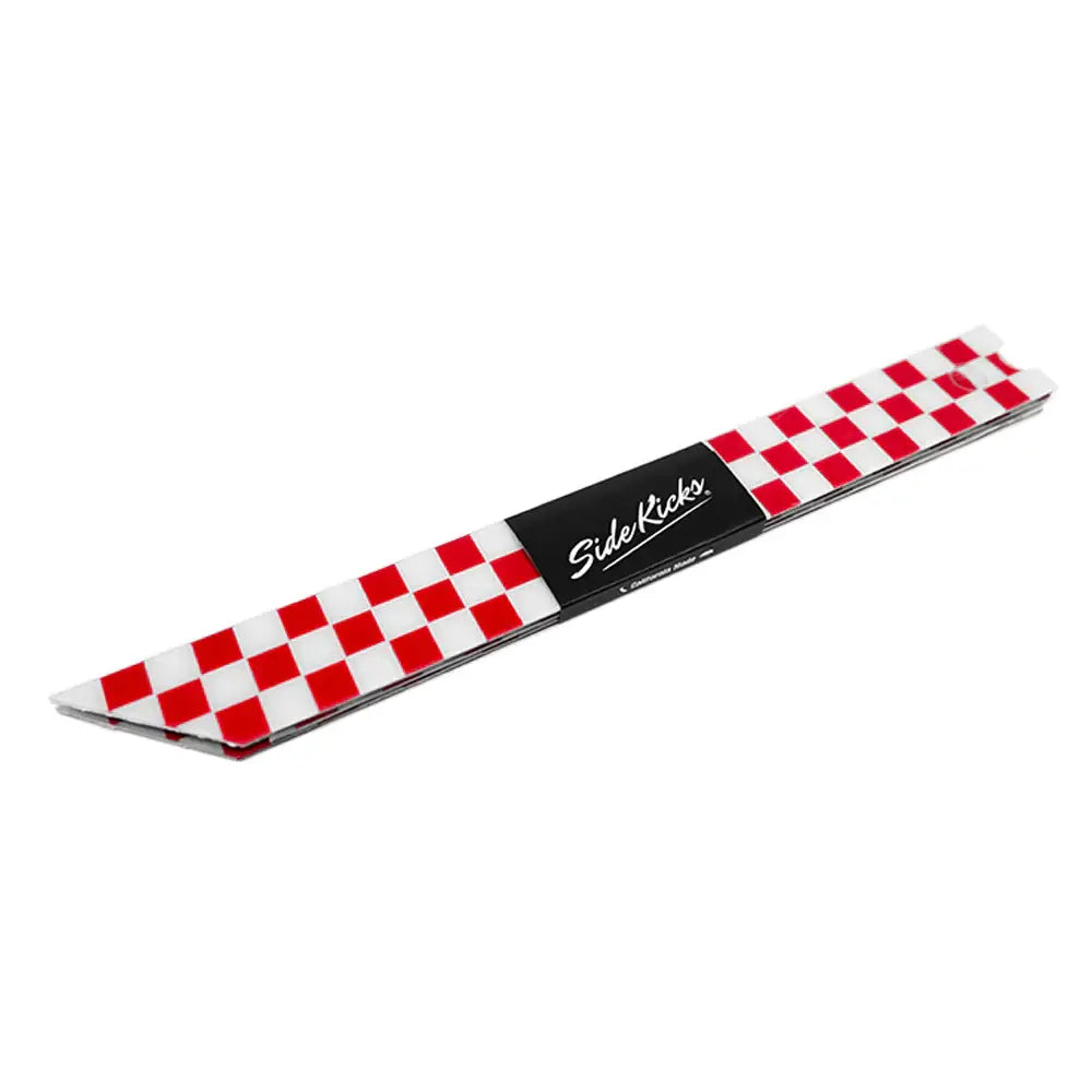 The Float Life TFL Onewheel XR Reflective Red White Chequered Sidekicks