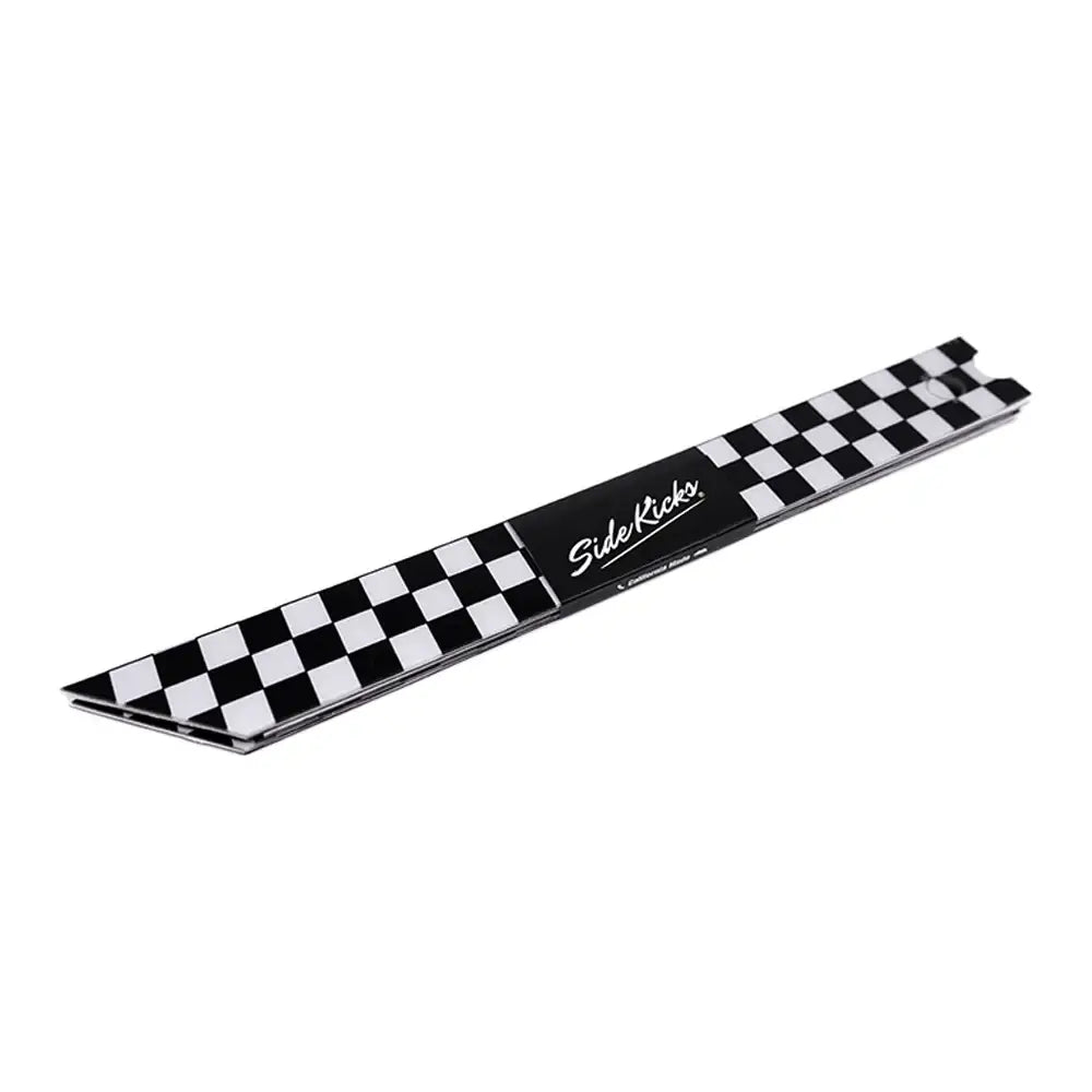 XR Compatible Reflective Float Sidekicks HD - Heavy Duty Rail Protection - Checkered Black & White