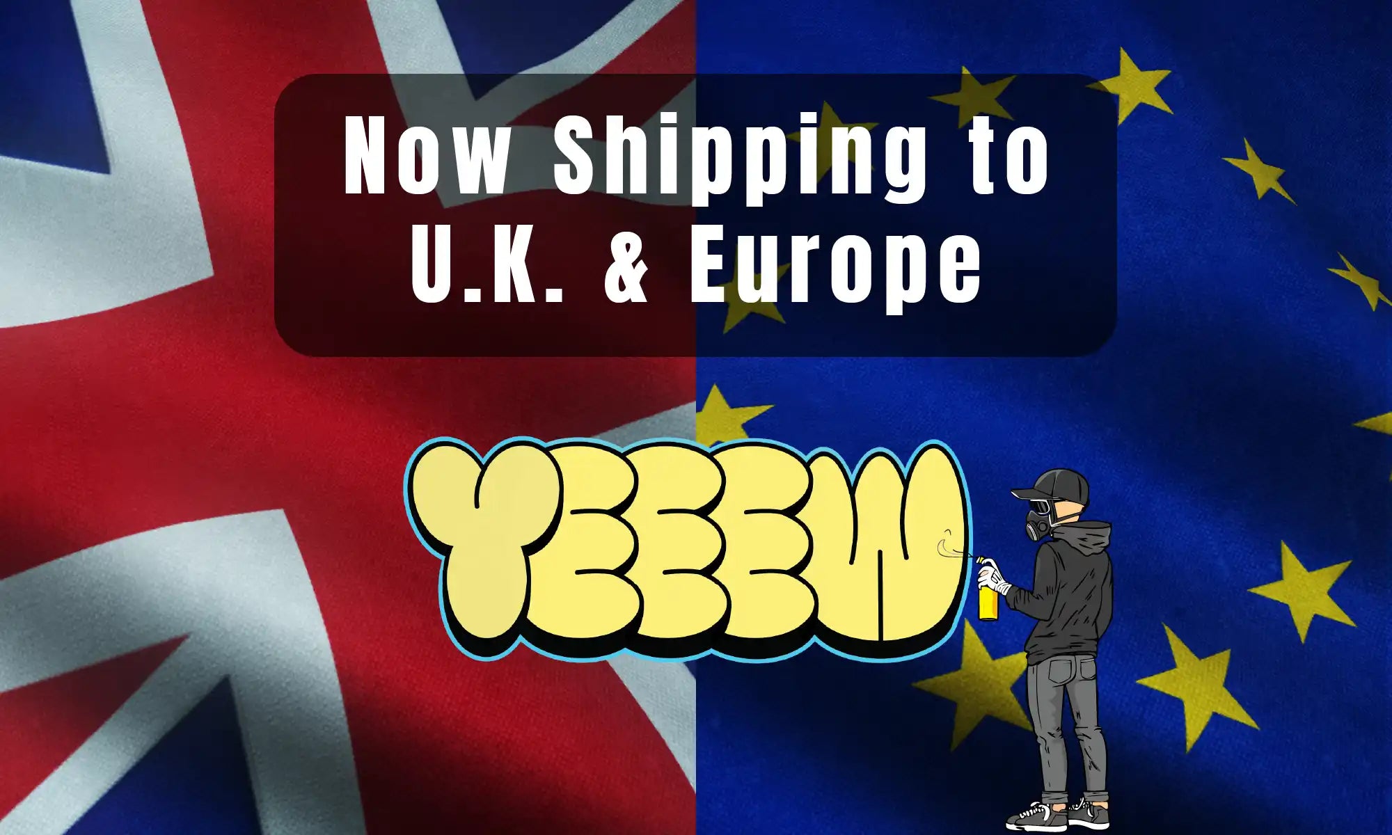 Now shipping to europe banner image