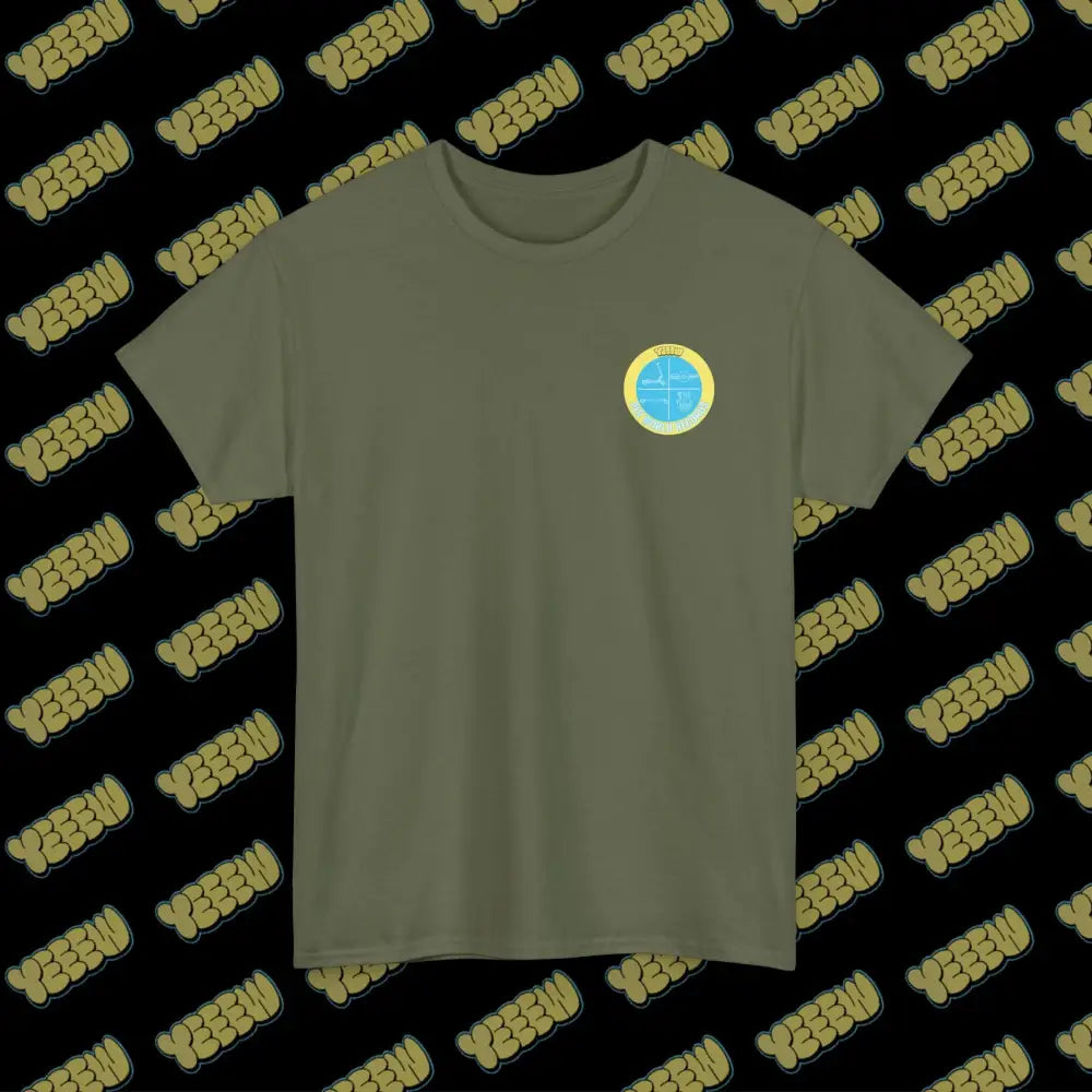 YEEEW PEV World Record Holders CERTIFIED STEEZ Tee - Military Green / S - T-Shirt