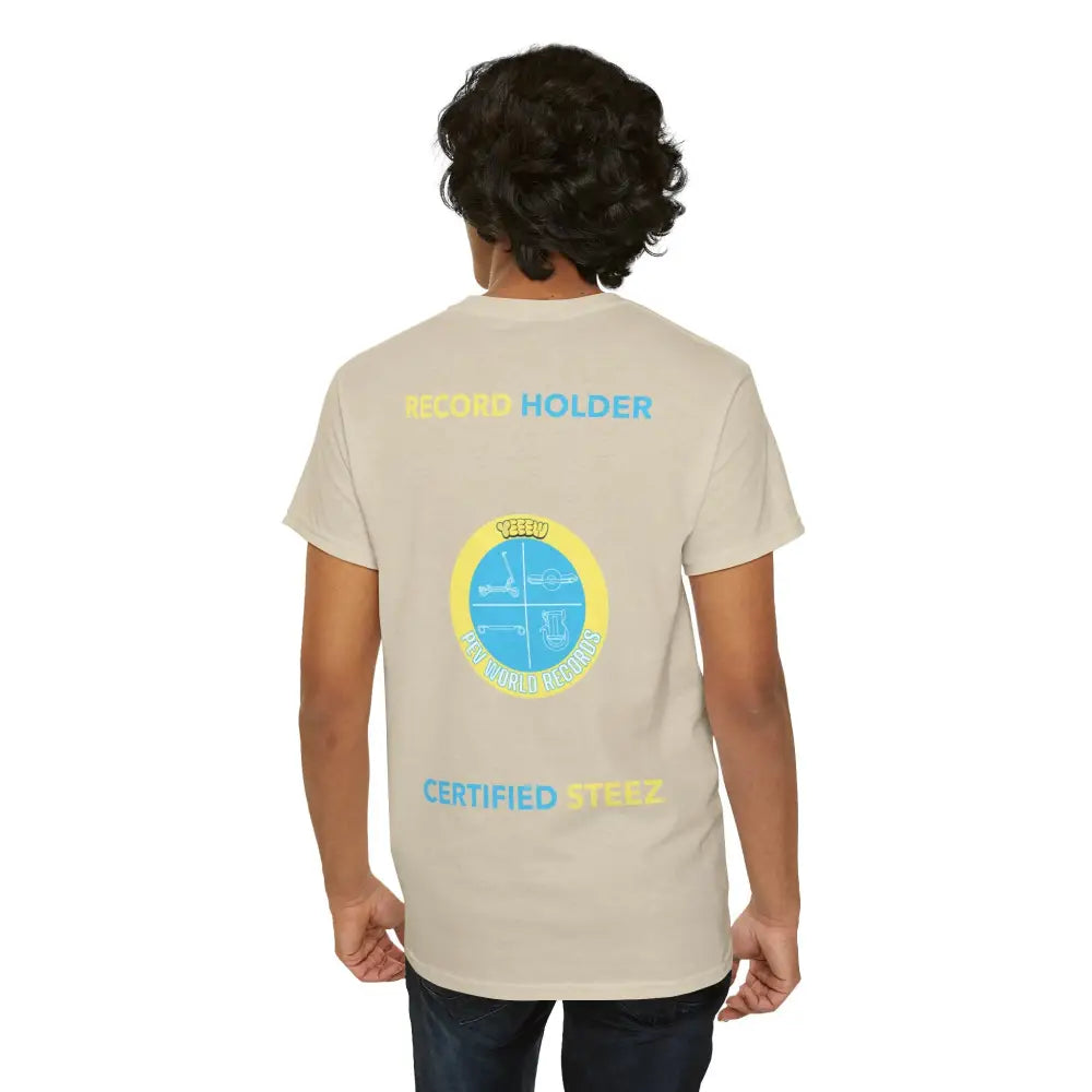 YEEEW PEV World Record Holders CERTIFIED STEEZ Tee - T-Shirt