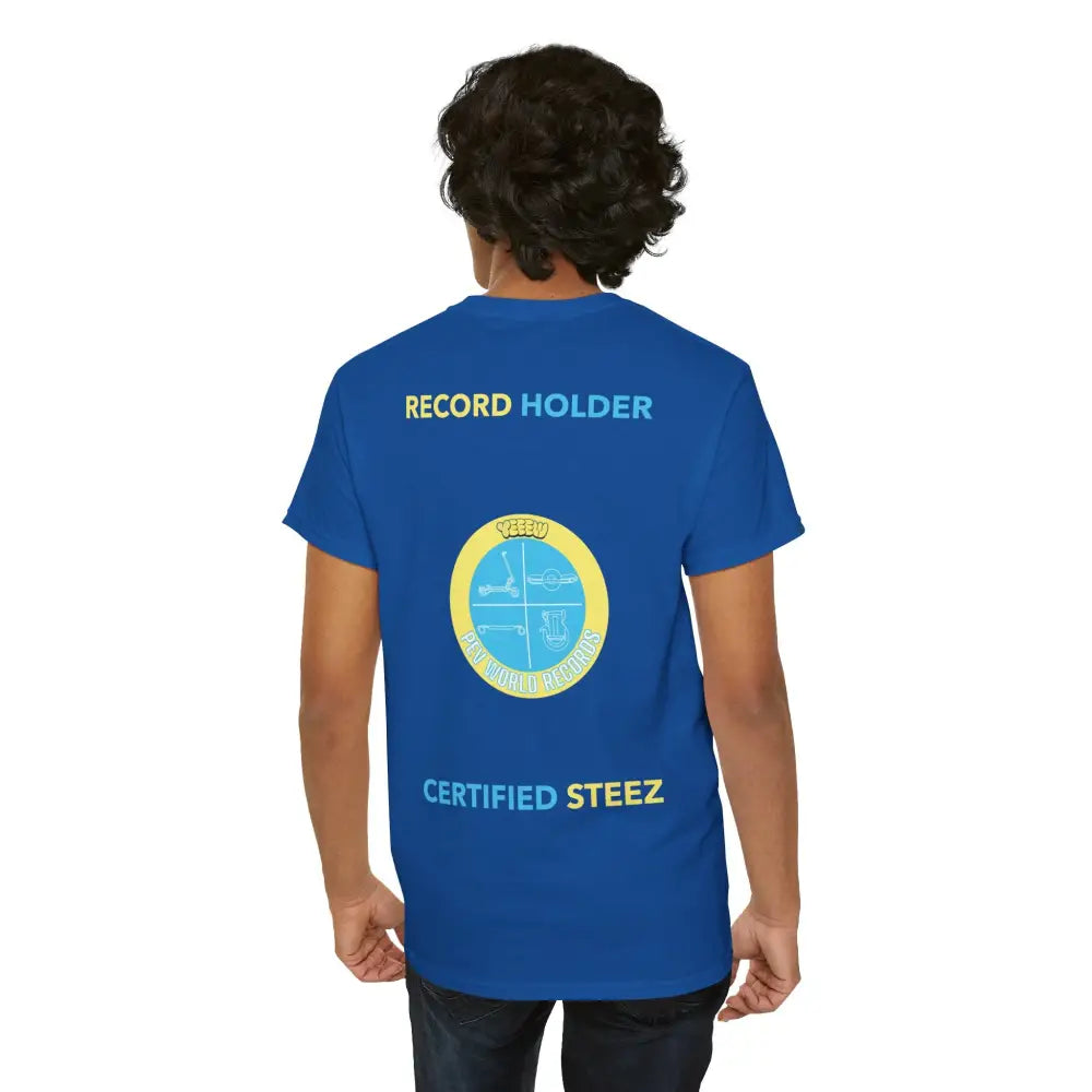 YEEEW PEV World Record Holders CERTIFIED STEEZ Tee - T-Shirt