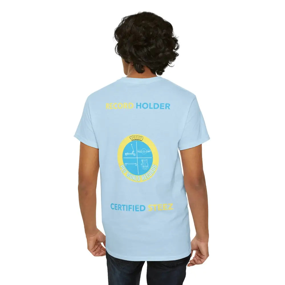 YEEEW PEV World Record Holders CERTIFIED STEEZ Tee - T-Shirt