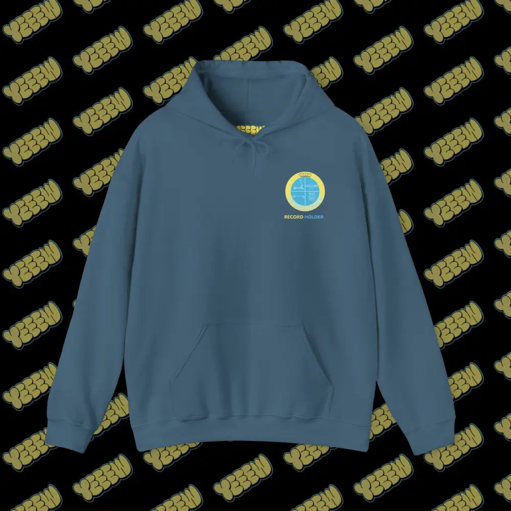 YEEEW PEV World Record Holders Hoodie - Indigo Blue / M - Hoodie